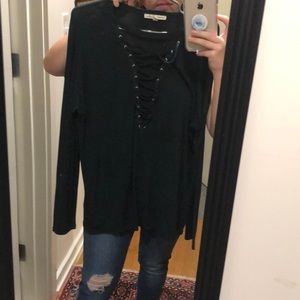 Express long sleep criss cross front